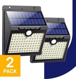 Merkloos Solar Buitenlamp Met Bewegingssensor - Wit Licht - Tuinverlichting Op Zonne-energie - IP65 Waterdicht - 2 Stuks - 97 LEDs - 2700K - Zwart -Philips Hue Winkel 1162x1200 8