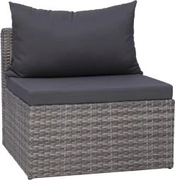 VidaXL 3-delige Loungeset Met Kussens Poly Rattan Grijs -Philips Hue Winkel 1165x1200 1