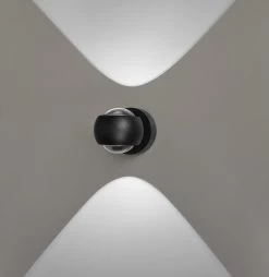 Hoftronic Smart Cupo - LED Wandlamp Up & Down Smart - RGBWW 16,5 Miljoen Kleuren - 6 Watt 600 Lumen - Zwart - Gevellamp Met Music Sync - IP54 Waterdicht - Geschikt Als Wandlamp Buiten, Wandlamp Badkamer En Wandlamp Binnen - 3 Jaar Garantie -Philips Hue Winkel 1165x1200 4