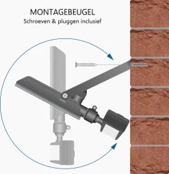 ELRO LF60 Design LED Buitenlamp Met Bewegingssensor - 20W – 1600LM – IP54 Waterdicht - Zwart -Philips Hue Winkel 1168x1200 3