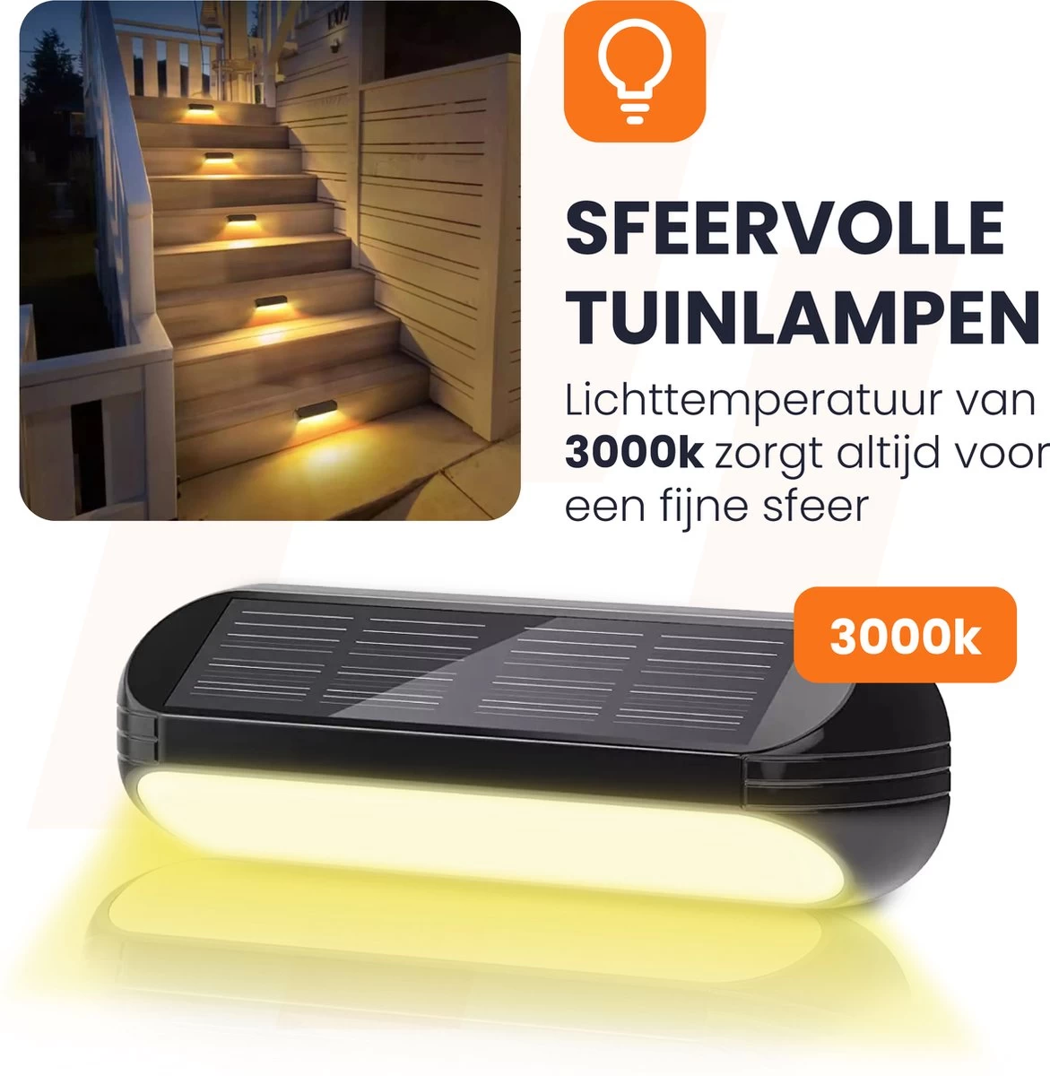 HEKO Solar® Tuinverlichting Dense - 4 Stuks - Solar Tuinverlichting Op Zonneenergie - Solar Wandlamp Buiten - Dag Nacht Sensor - 11 LEDs - RGB - Warm Wit Licht - Met Schroeven 10 HEKO Solar® Tuinverlichting Dense - 4 Stuks - Solar Tuinverlichting Op Zonneenergie - Solar Wandlamp Buiten - Dag Nacht Sensor - 11 LEDs - RGB - Warm Wit Licht - Met Schroeven - Afbeelding 8