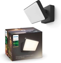 Philips Hue Outdoor Welcome Floodlight Schijnwerper - White - Zwart - 15W - IP44 -Philips Hue Winkel 1172x1200 3