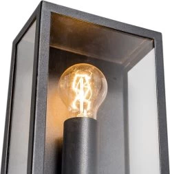 QAZQA Rotterdam - Landelijke Wandlamp Voor Buiten - 1 Lichts - D 100 Mm - Zwart - Buitenverlichting 20 QAZQA Rotterdam - Landelijke Wandlamp Voor Buiten - 1 Lichts - D 100 Mm - Zwart - Buitenverlichting -Philips Hue Winkel 1172x1200 5