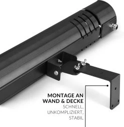 Monzana Infraroodstraler 2000W - 3 Standen Afstandsbediening – Zwart -Philips Hue Winkel 1173x1200 10