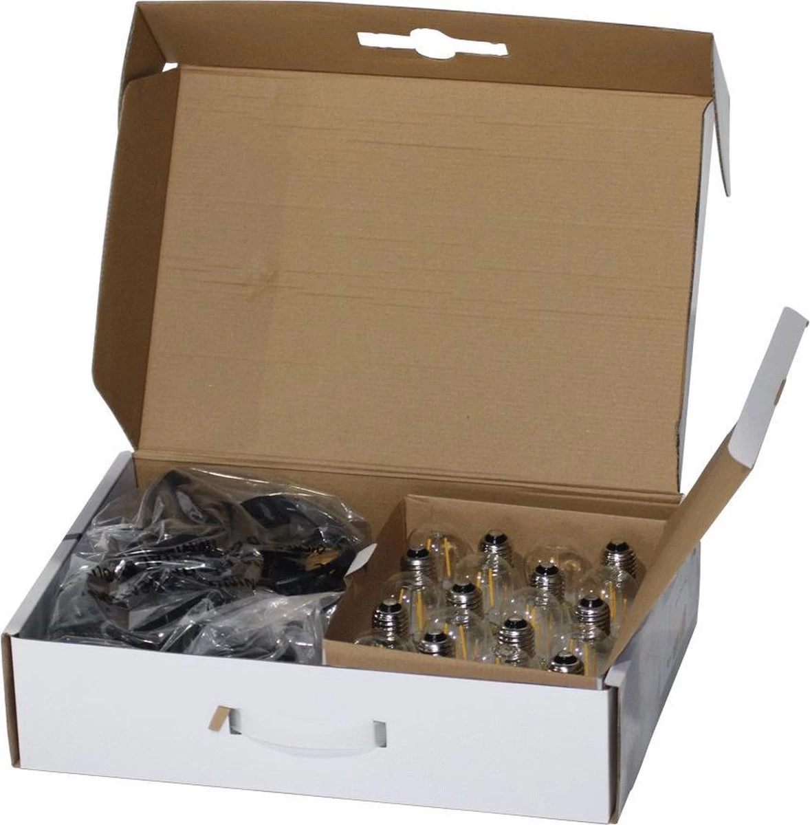 Føro Lichtsnoer Buiten - Vintage - Set 10 Meter 10 LED Lampen - Warm Wit 9 Føro Lichtsnoer Buiten - Vintage - Set 10 Meter 10 LED Lampen - Warm Wit - Afbeelding 7