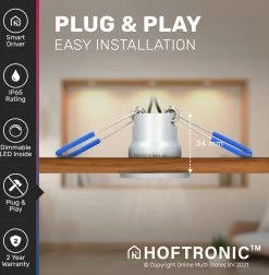 6x Milano RVS Smart LED Inbouwspots Complete Set - Wifi & Bluetooth - 12V - 3 Watt - 2700K Warm Wit - Veranda Verlichting - Voor Binnen En Buiten -Philips Hue Winkel 1178x1200 8