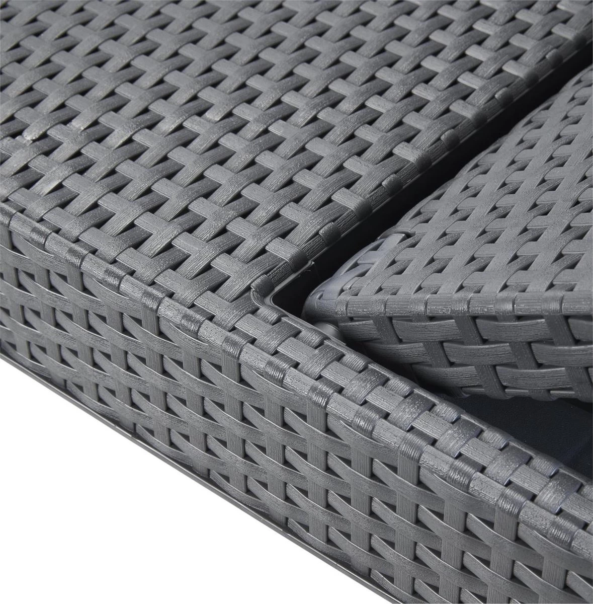 Allibert Jaipur Ligbed - 58x187,5x29 Cm - Grafiet 6 Allibert Jaipur Ligbed - 58x187,5x29 Cm - Grafiet - Afbeelding 4