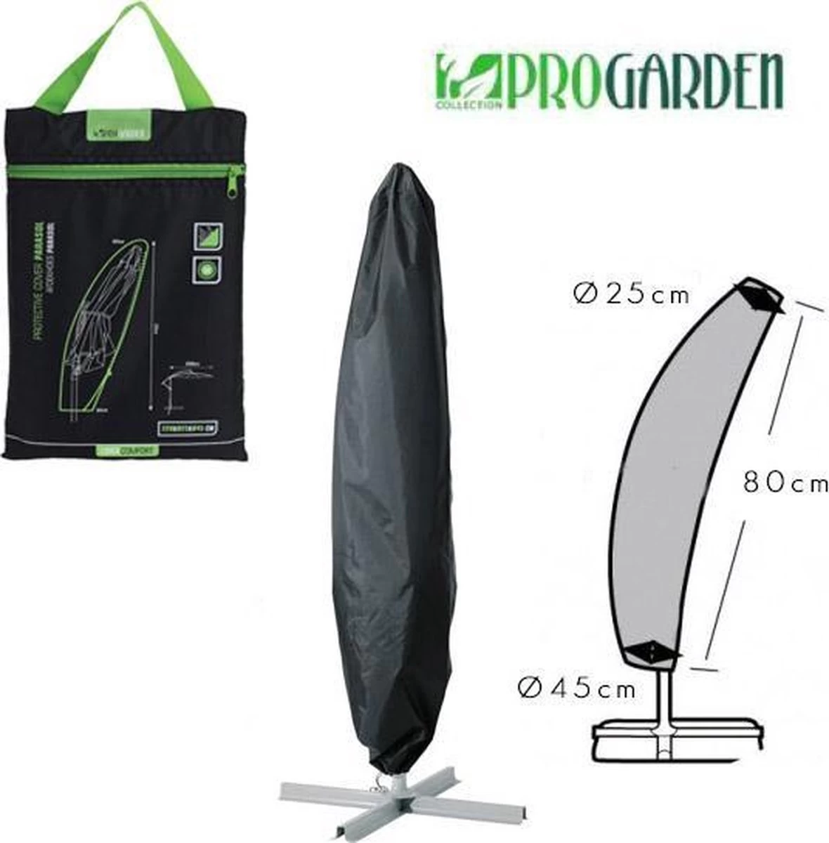 Pro Garden ProGarden Luxe Zweefparasolhoes - Zweefparasol Hoes 5 Pro Garden ProGarden Luxe Zweefparasolhoes - Zweefparasol Hoes - Afbeelding 3