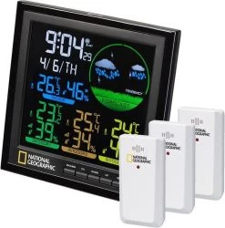 Bresser National Geographic Weerstation - Incl. 3 Sensoren - Met Kleurendisplay -Philips Hue Winkel 1186x1200 10