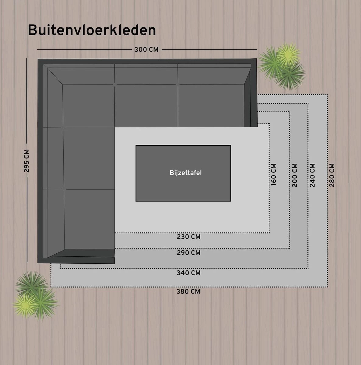 Buiten Vloerkleed Boa - Groen/Wit - Dubbelzijdig - EVA Interior - Polypropyleen - 200 X 290 Cm - (L) 8 Buiten Vloerkleed Boa - Groen/Wit - Dubbelzijdig - EVA Interior - Polypropyleen - 200 X 290 Cm - (L) - Afbeelding 6