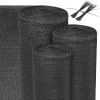 Sol Royal Zichtbreeknet Antraciet SG 80 Balkonscherm Zichtdoek 2500x200cm - Omheining 165 G/m² - Balkondoek Tuinnet Zonwerend HDPE - Inclusief Kabelbinders