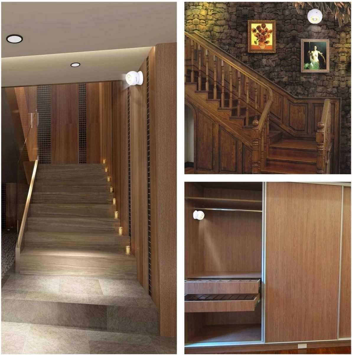 Pro LED Lamp Met Bewegingssensor | Bewegingssensorlamp, Werkt Op Batterijen, Wit 9 Pro LED Lamp Met Bewegingssensor | Bewegingssensorlamp, Werkt Op Batterijen, Wit - Afbeelding 7