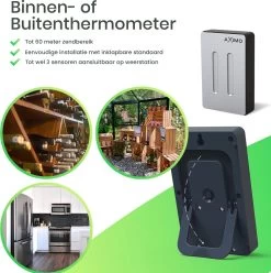 AXIMO Weerstation Binnen En Buiten – Draadloos Weerstation Met Buitensensor - Touchscreen Kleurendisplay - Binnen- En Buitentemperatuur - Barometer - Weersvoorspelling 17 AXIMO Weerstation Binnen En Buiten – Draadloos Weerstation Met Buitensensor - Touchscreen Kleurendisplay - Binnen- En Buitentemperatuur - Barometer - Weersvoorspelling -Philips Hue Winkel 1193x1200 14