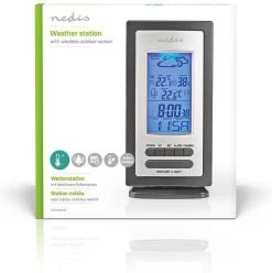 Nedis Weerstation - Binnen & Buiten - Inclusief Draadloze Weersensor - Weersvoorspelling - Tijdweergave - LCD-Scherm - Wekkerfunctie -Philips Hue Winkel 1194x1200 11