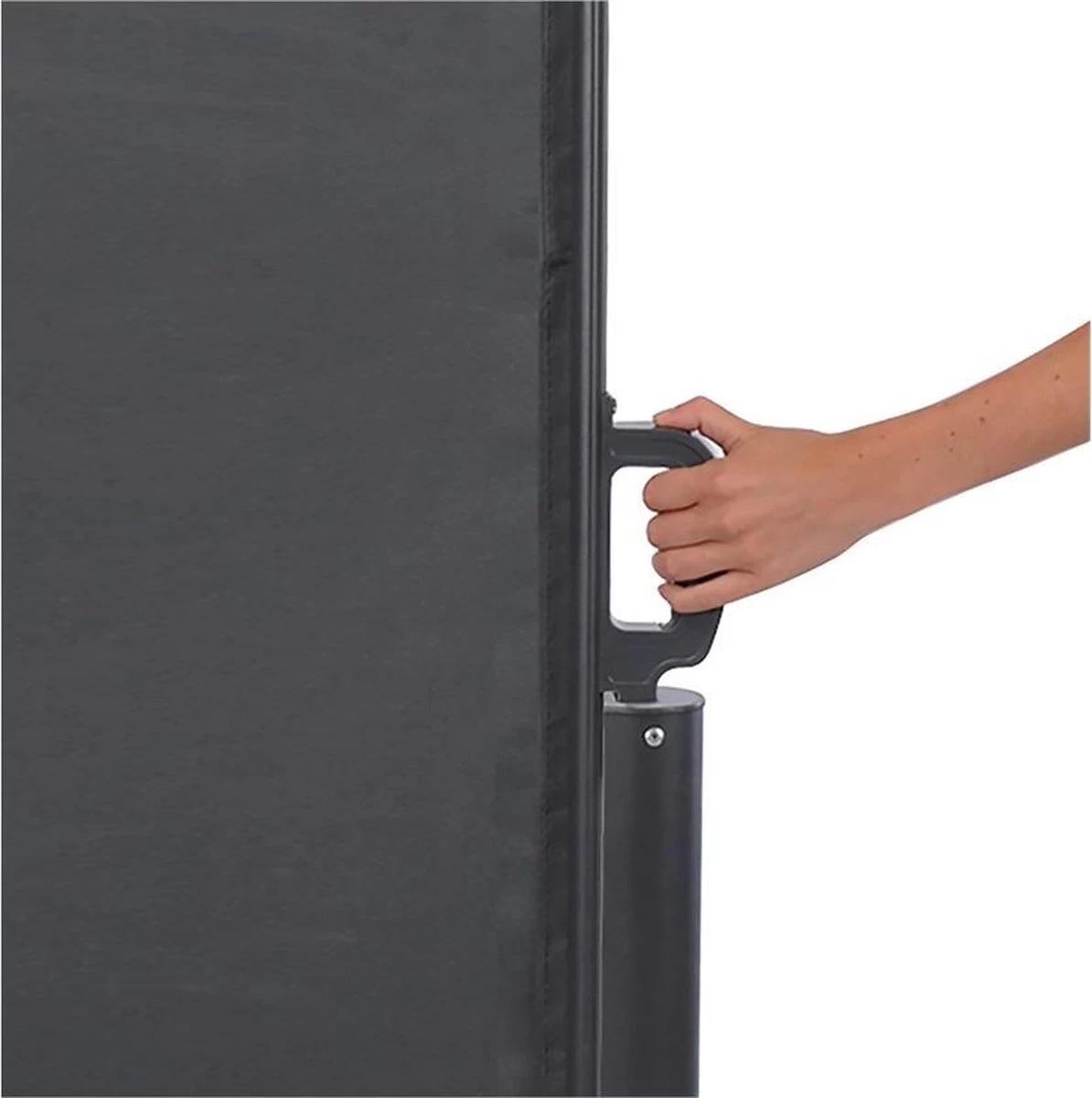 Uittrekbaar Windscherm - Antraciet - 300 X 140 Cm - Tuinscherm - Uitschuifbaar 4 Uittrekbaar Windscherm - Antraciet - 300 X 140 Cm - Tuinscherm - Uitschuifbaar - Afbeelding 2