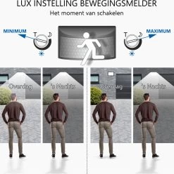 ELRO LF60 Design LED Buitenlamp Met Bewegingssensor - 20W – 1600LM – IP54 Waterdicht - Zwart -Philips Hue Winkel 1194x1200 7