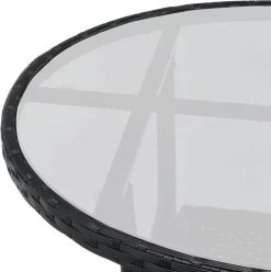 Polyrotan Balkonset - Bayamo - 3-delig - Zwart -Philips Hue Winkel 1195x1200 2