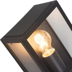 QAZQA Rotterdam - Landelijke Wandlamp Voor Buiten - 1 Lichts - D 100 Mm - Zwart - Buitenverlichting 19 QAZQA Rotterdam - Landelijke Wandlamp Voor Buiten - 1 Lichts - D 100 Mm - Zwart - Buitenverlichting -Philips Hue Winkel 1195x1200 9