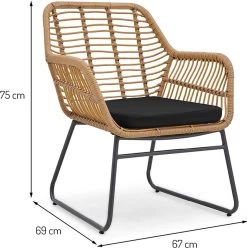 Milton & Oldbrook Tuinset 4-delig Kilsund Naturel -Philips Hue Winkel 1196x1200 5