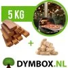 5kg Pizzahout Eik 3x11cm Passend Multi-fuel Model Pizzaovens | Pizza Hout Eik Incl. Aanmaakwokkels | Dymbox | O.a. Geschikt Voor Ooni Karu Pizzza Oven