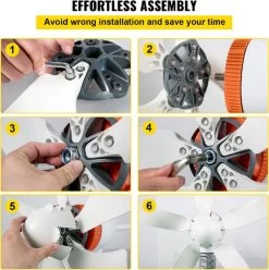 Vevor® Windmolen Generator - 500W - Nylon Vezelbladen - Windturbine - Windmolen - Windmolen Generator - Aerogenerator - Voor Huis Tuin Boot Marine Monitoring Of Straatverlichting - Windenergie - Met MPPT Controller -Philips Hue Winkel 1197x1200 31