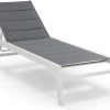 Blumfeldt Renazzo Lounge Ligstoel - Ligbed Voor De Tuin - Aluminium Tuinstoel - 6 Standen - Waterafstotend - Bekleding Van 70 % Pvc En 30 % Polyetheen - Grijs -Philips Hue Winkel 1200x1000