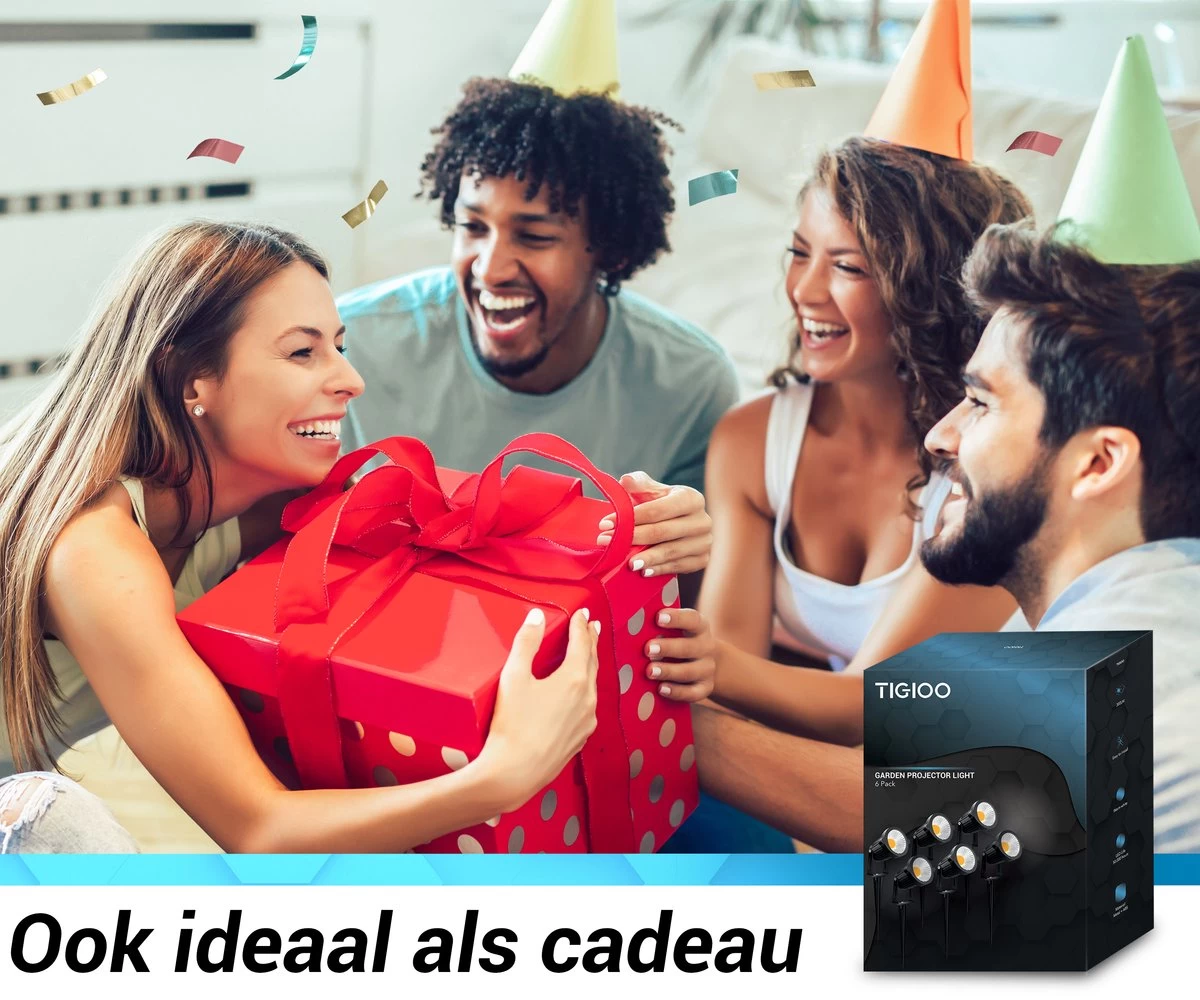 TIGIOO LED Tuinspot Buitenverlichting - 6 Tuinlampen - Tuinverlichting - Waterdicht (6 PACK) 12 TIGIOO LED Tuinspot Buitenverlichting - 6 Tuinlampen - Tuinverlichting - Waterdicht (6 PACK) - Afbeelding 10