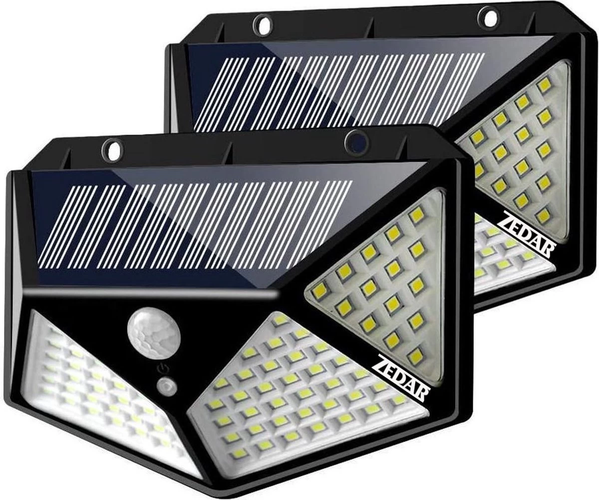 Buitenlamp Met Bewegingssensor Op Zonne Energie - Buitenverlichting Met Dag Nacht Sensor - Solar Wandlamp Buiten - 2 Stuks Van Zedar 3 Buitenlamp Met Bewegingssensor Op Zonne Energie - Buitenverlichting Met Dag Nacht Sensor - Solar Wandlamp Buiten - 2 Stuks Van Zedar