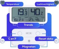 LifeWise Hygrometer Binnen - Luchtvochtigheidsmeter - Min/Max En Trend Weergave - Incl. Batterij 23 LifeWise Hygrometer Binnen - Luchtvochtigheidsmeter - Min/Max En Trend Weergave - Incl. Batterij -Philips Hue Winkel 1200x1004 8