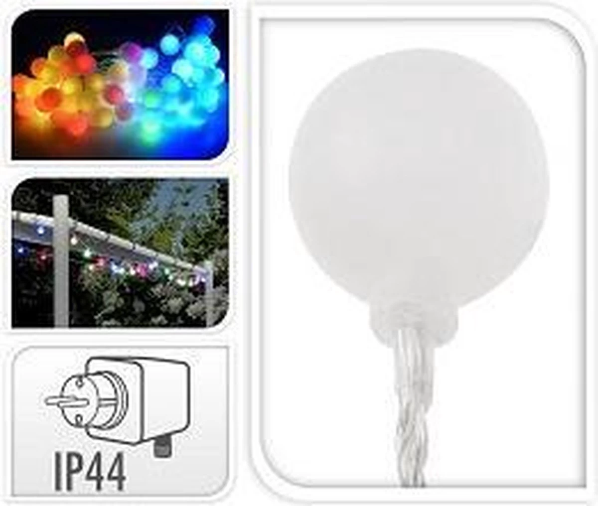 LED Multicolour Feestverlichting Prikkabel - 80 Lampen - 16 Meter - IP44 13 LED Multicolour Feestverlichting Prikkabel - 80 Lampen - 16 Meter - IP44 - Afbeelding 11