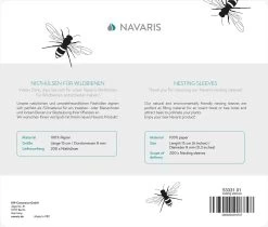 Navaris Nestbuisjes Voor Bijenhotel En Insectenhotel - Vulling Voor Insectenhuis - 200 Kokers Van Papier - Voor Bijen, Hommels En Insecten -Philips Hue Winkel 1200x1021 1