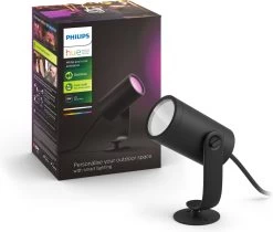 Philips Hue Lily Tuinspot Starterspakket - Prikspot White And Color Ambiance - Prikspots Voor Buiten - Tuinverlichting - 2 Spots - Zwart 27 Philips Hue Lily Tuinspot Starterspakket - Prikspot White And Color Ambiance - Prikspots Voor Buiten - Tuinverlichting - 2 Spots - Zwart -Philips Hue Winkel 1200x1022 10