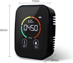 AirStats Thermometer | 5-in-1 Thermometer | CO2 Meter | Voor Binnen En Buiten | Multifunctioneel | Zwart -Philips Hue Winkel 1200x1023 7