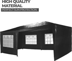 MaxxGarden Partytent - Paviljoen - 3x6m - Incl. Zijwanden - Waterdicht - Zwart 11 MaxxGarden Partytent - Paviljoen - 3x6m - Incl. Zijwanden - Waterdicht - Zwart -Philips Hue Winkel 1200x1026