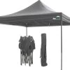 MaxxGarden Easy-up Partytent - 3x3m - Standaard - Waterdicht - Opvouwbaar - Inclusief Draagtas - Antraciet