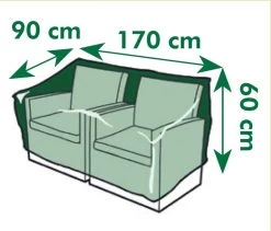 Nature - Tuinmeubelhoes - Beschermhoes Voor Loungebank - 2-zits - H60 X 170 X 90cm -Philips Hue Winkel 1200x1027 1