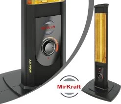 MirKraft - Infrarood Straalkachel - Terrasverwarmer-voor Binnen En Buiten - 2500W - ZWART -Philips Hue Winkel 1200x1027 9