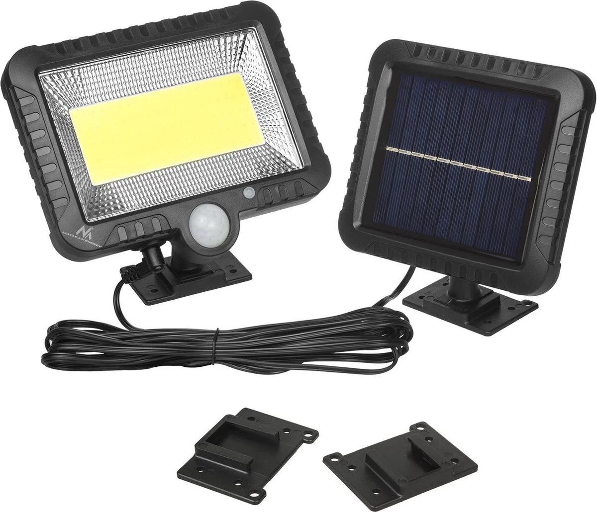 LED-schijnwerper Op Zonne-energie Met Bewegingssensor Maclean Energy IP44, 5W, 400lm, 6000K Koud Wit, Lithiumbatterij 1300 MAh, 5,5V DC MCE438 6 LED-schijnwerper Op Zonne-energie Met Bewegingssensor Maclean Energy IP44, 5W, 400lm, 6000K Koud Wit, Lithiumbatterij 1300 MAh, 5,5V DC MCE438 - Afbeelding 4