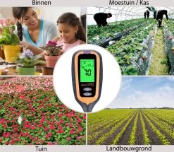 Van CODI® - PH Meter 4 In 1 - Grondmeter - Temperatuurmeter - Lichtmeter - Vochtmeter - Zuurtegraad - Planten - Tuin - Digitaal - Buitenthermometer - PH Meter -Philips Hue Winkel 1200x1043 4