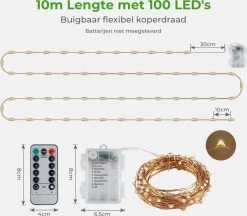Soothe Lichtsnoer Binnen En Buiten – 10 Meter LED – Op Batterijen – Sfeerverlichting – Met Afstandsbediening – Waterdicht -Philips Hue Winkel 1200x1047 2