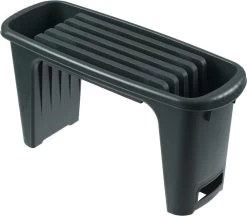 Nature - Tuinkruk 2-in-1 - Tuinzit/-knielkruk - Tuin Werkbank - Grijs - H34 X 66 X 25cm