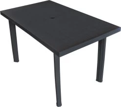 VidaXL Tuintafel 126x76x72 Cm Kunststof Antraciet 19 VidaXL Tuintafel 126x76x72 Cm Kunststof Antraciet -Philips Hue Winkel 1200x1053