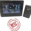 Nortec Nor-Tec Weerstation - Weerstation Voor Binnen En Buiten Met Draadloze Buitensensor - LCD-scherm Weerstation - Klok - Alarm - Kalender - Temperatuur Binnen En Buiten - Vrieswaarschuwing - Hygrometer - Barometer - Maanfase - Weersvoorspelling Obv Druk