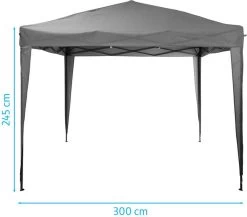 Ambiance Easy-up Partytent - 3x3m - Opvouwbaar - Grijs -Philips Hue Winkel 1200x1055 2