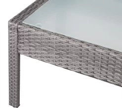 Casaria Polyrattan Loungeset – 2 Stoelen 1 Bank 1 Tafel - Antraciet -Philips Hue Winkel 1200x1058 2