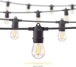 Hombli Smart Outdoor String Light 5m – Lichtsnoer Voor Buiten – Sfeerverlichting Voor In De Tuin, Balkon En Terras – Weerbestending IP65 -Philips Hue Winkel 1200x1063 4