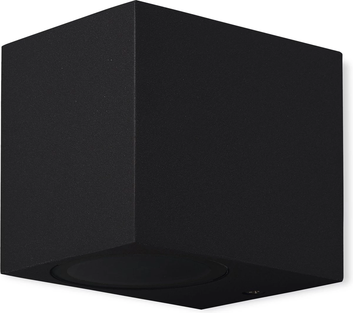 Mantra Kandachu Wandlamp Buiten Vierkant - Muurlamp - 1 Lichtpunt - Tuinverlichting LED Buiten - Buitenlamp - Incl. Philips Hue White GU10 - Zwart 4 Mantra Kandachu Wandlamp Buiten Vierkant - Muurlamp - 1 Lichtpunt - Tuinverlichting LED Buiten - Buitenlamp - Incl. Philips Hue White GU10 - Zwart - Afbeelding 2