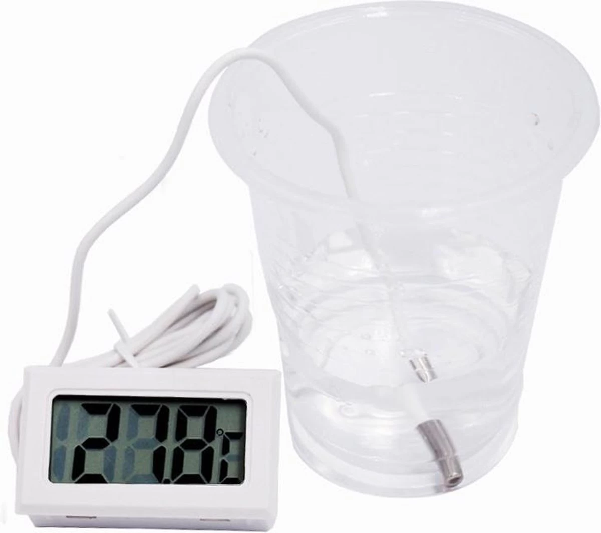 Digitale Aquarium Thermometer Met Meetsonde (1 Meter) - Geschikt Voor Binnen én Buiten! 3 Digitale Aquarium Thermometer Met Meetsonde (1 Meter) - Geschikt Voor Binnen én Buiten!