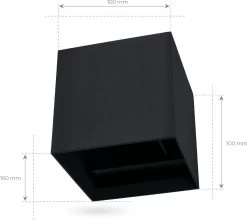 Ledvion Wandlamp Buiten - Zwart - 6W - 3000K - Up Down Light - IP54 30 Ledvion Wandlamp Buiten - Zwart - 6W - 3000K - Up Down Light - IP54 -Philips Hue Winkel 1200x1068 5