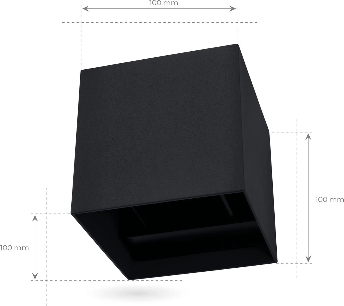 Ledvion Wandlamp Buiten - Zwart - 6W - 3000K - Up Down Light - IP54 11 Ledvion Wandlamp Buiten - Zwart - 6W - 3000K - Up Down Light - IP54 - Afbeelding 9